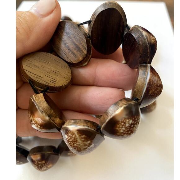 Coastal Seashell Napkin Ring/Holders Neutral Colors Lot/Bundle of 6 - Picture 3 of 5